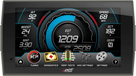 Evolution CTS3 for Cummins Up to +120 HP &amp; +315 lb-ft torque 2003–2012 Dodge Ram Cummins 50-state legal tuner &amp; touchscreen monitor Edge Products