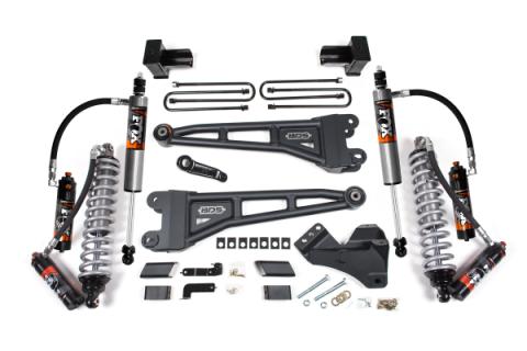 20-22 Ford F-450 4WD 4 Inch Coilover Radius Arm Suspension Lift Kit, 3.5 Inch Rear, Block - Fox 2.5 Performance Elite Series C/O Front, Fox 2.5 Performance Elite Series Rear BDS Suspension