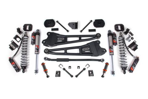 14-18/2025-2026 Ram 2500 4WD 3 Inch Radius Arm Suspension Lift Kit, 1.25 Inch Rear, Coil Spacer, Diesel - Fox 2.5 Performance Elite Series C/O Front, FOX 2.0 Front Bump, Fox 2.5 Performance Elite Series Rear BDS Suspension