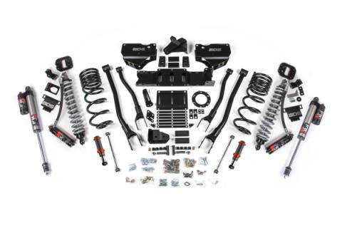 19-24 Ram 2500 4WD 6 Inch 4-Link Suspension Lift Kit, 4.5 Inch Rear, Coil Spring, Diesel - Fox 2.5 Performance Elite Series C/O Front, FOX 2.0 Front Bump, Fox 2.5 Performance Elite Series Rear BDS Suspension