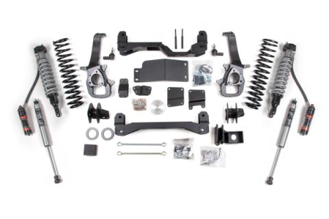 09-11 Ram 1500 4WD 4 Inch Suspension Lift Kit, 2 Inch Rear Lift, Spacer - Fox 2.5 Performance Elite Series C/O, Fox 2.5 Performance Elite Series Shocks BDS Suspension