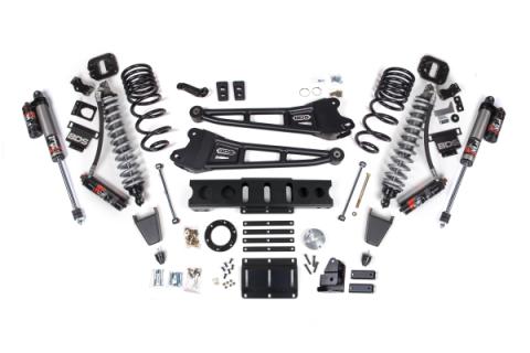14-18 Ram 2500 4WD 4 Inch Radius Arm Suspension Lift Kit, 2.5 Inch Rear, Coil Spring, Diesel - Fox 2.5 Performance Elite Series C/O Front, Fox 2.5 Performance Elite Series Rear BDS Suspension