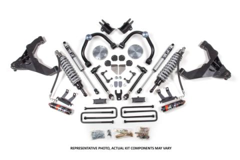 11-19 Chevrolet Silverado 2500HD/3500HD - GMC Sierra 2500HD/3500HD 4WD (Diesel) 3 Inch Coilover Conversion Kit, Stock Rear - Fox 2.5 Performance Elite Series C/O, Fox 2.5 Performance Elite Series Shocks BDS Suspension