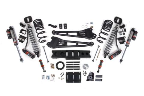 14-18 Ram 2500 4WD 6 Inch Radius Arm Suspension Lift Kit, 4.5 Inch Rear, Coil Spring, Diesel - Fox 2.5 Performance Elite Series C/O Front, FOX 2.0 Front Bump, Fox 2.5 Performance Elite Series Rear BDS Suspension