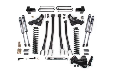 23-26 Ford F-250/F-350 Super Duty 4WD 5 Inch 4-Link Suspension Lift Kit, 4 Inch Rear, Leaf Spring, Diesel - NX2 Nitro Series Shocks BDS Suspension