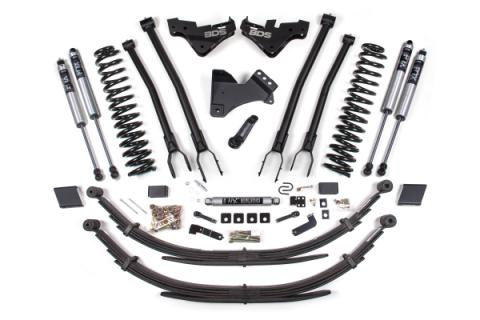 23-26 Ford F-250/F-350 4WD 5 Inch 4-Link Suspension Lift Kit, 3 Inch Rear, Block (W/O Overload), Diesel - NX2 Nitro Series Shocks Front and Rear BDS Suspension