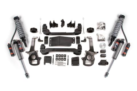 12 Ram 1500 4WD 4 Inch Suspension Lift Kit, 2 Inch Rear Lift, Spacer - Fox 2.5 Performance Elite Series C/O, Fox 2.0 IFP Performance Series Shocks BDS Suspension