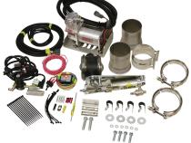 Exhaust Brake Universal 4.0 Inch Remote Mount Air Actuated c/w Air Compressor BD Diesel