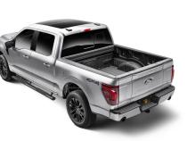 4 Inch 1000 Series SideSteps &amp;amp; Bracket Kit Textured Black 2015-2026 Ford F-150/ F-250/F-350 Go Rhino