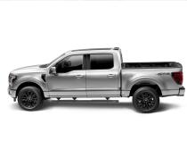 4 Inch 1000 Series SideSteps &amp;amp; Bracket Kit Textured Black 2015-2026 Ford F-150/ F-250/F-350 Go Rhino