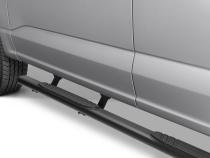 4 Inch 1000 Series SideSteps &amp;amp; Bracket Kit Textured Black 2015-2026 Ford F-150/ F-250/F-350 Go Rhino