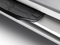 5 Inch 1000 Series Side Steps with Mounting Brackets Kit Polished Stainless Steel 2015-2026 Ford F-150/ F-250/F-350 Go Rhino
