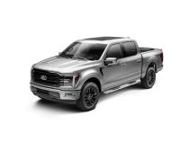 5 Inch 1000 Series Side Steps with Mounting Brackets Kit Polished Stainless Steel 2015-2026 Ford F-150/ F-250/F-350 Go Rhino