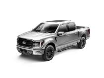5 Inch 1000 Series Side Steps with Mounting Brackets Kit Textured Black 2015-2026 Ford F-150/ F-250/F-350 Go Rhino