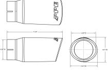 Exhaust Tip Stainless 4 Inch ID PPE Diesel