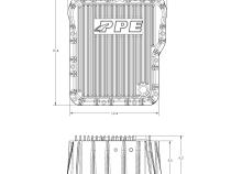 2001-2019 GM 6.6L DURAMAX W/ ALLISON 1000-2000-2400 SERIES TRANSMISSION HEAVY-DUTY DEEP ALUMINUM TRANSMISSION PAN Black