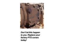 Heavy Duty PTO Side Covers GM Allison 1000 And 2000 Series Brushed PPE Diesel