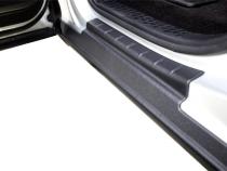 Black Trail Armor Rocker Panel And Sill Plate Covers For 2019-2023 Ram 1500 Classic, 2009-2018 Ram 1500, 2009-2026 Ram 2500/3500 Crew Cab, Pair Bushwacker