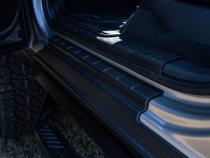 Black Trail Armor Rocker Panel And Sill Plate Covers For 07-13 Silverado/Sierra 1500 07-14 Silverado/Sierra Hd Extended Cab, Pair Bushwacker