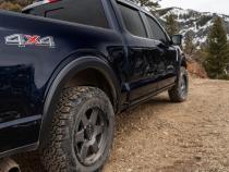 Black OE Style Smooth Finish Front Fender Flares For 2011-2016 Ford F250/F350 Super Duty Bushwacker