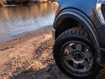 Black OE Style Smooth Finish Front Fender Flares For 2011-2016 Ford F250/F350 Super Duty Bushwacker
