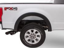 Black OE Style Smooth Finish Rear Fender Flares For 2017-2022 Ford F250 Super Duty 2017-2022 F350 Super Duty W/98 Inch Bed Bushwacker
