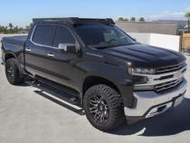 RealTruck VoltStep Electric Running Board Kit Textured Black 2019-2026 Silverado/Sierra 1500/2500 HD Go Rhino
