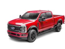Black Extendafender Style Smooth Finish 4-Piece Fender Flare Set For 2023-2026 Ford F250/350 Bushwacker