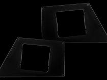 BR5/BR10 Front Light Plates (4x4 Surface Mount) Textured Black 2010-2019 Dodge Ram 2500/3500 2011-2016 Ford F-250/F-350 Go Rhino