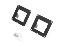 BR6/BR11 Light Plates Textured Black Designed for Rigid D-Series 2010-2018 Dodge Ram 2500/3500 Without Park Sense Go Rhino