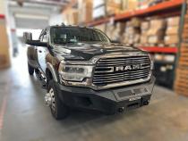 BR11 Front Bumper Replacement Textured Black 2019-2024 Ram 2500/3500 Go Rhino