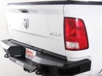 BR20 Rear Bumper Replacement Textured Black 2010-2018 Dodge Ram 2500/3500 Go Rhino