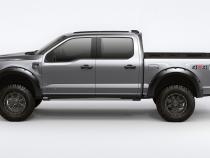 Black Forge Pocket/Rivet Textured Finish 4-Pc Fender Flare Set For 99-07 Ford F250/350 Excludes Dually Bushwacker