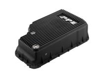 20-25 Ford Super Duty Diesel 10R140 Heavy-Duty Cast Aluminum Deep Transmission Pan-Black Pacific Performance Engineering
