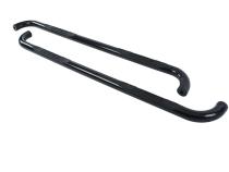 4000 Series SideSteps With Mounting Bracket Kit Powder Coat Black 1999-2013 Silverado/Sierra 1500/2500/3500 HD Go Rhino