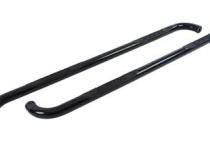 4000 Series SideSteps With Mounting Bracket Kit Powder Coat Black 1999-2013 Silverado/Sierra 1500/2500/3500 HD Go Rhino