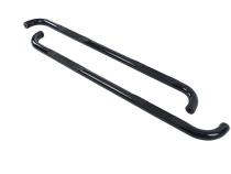 4000 Series SideSteps With Mounting Bracket Kit Powder Coat Black 2001-2013 Silverado/Sierra 1500 HD 2001-2014 Silverado/Sierra 2500 HD/3500 HD Go Rhino