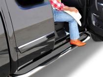 4000 Series SideSteps With Mountins Bracket Kit Polished Stainless Steel 2019-2026 Silverado/Sierra 1500/2500 HD Go Rhino