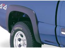 Black OE Style Smooth Finish 4-Piece Fender Flare Set For 1999-2007 Chevrolet Silverado/GMC Sierra (Check Application Guide) Bushwacker