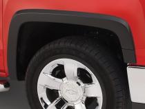 Black OE Style Smooth Finish 4-Piece Fender Flare Set For 14-18 Chevrolet 1500, 19 Silverado Ld, 15-19 Chevrolet Silverado 2500/3500 (Excludes Dually) Bushwacker