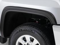 Black OE Style Smooth Finish 4-Piece Fender Flare Set For 2015-2018 Sierra 2500 Hd/3500 Hd Bushwacker