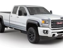 Black Extendafender Style Smooth Finish 4-Piece Fender Flare Set For 2020-2026 GMC Sierra 2500 Hd/3500 Hd Bushwacker