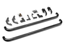 4000 Series SideSteps With Mounting Bracket Kit Powder Coat Black 2015-2026 Ford F-150 2017-2025 Ford F-250/F-350 Go Rhino