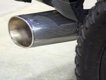 Monster Exhaust System 5-inch Single Exit Chrome Tip 2017- 2019 Chevy/GMC 2500/3500 Duramax 6.6L L5P Banks Power