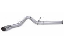 Monster Exhaust System 5-inch Single Exit Chrome Tip 17-26 Ford F250/F350/F450 6.7L Banks Power