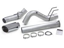 Monster Exhaust System 5-inch Single Exit Chrome Tip 17-26 Ford F250/F350/F450 6.7L Banks Power