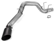 Monster Exhaust System for 19-24 Ram 2500/3500 6.7L Cummins Crew Cab Long Bed (SRW) Cerakote Black Tip Banks Power