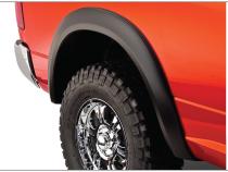 Black Extendafender Style Smooth Finish 4-Piece Fender Flare Set For 1994-2001 Dodge Ram 1500 1994-2002 Ram 2500, 3500 (Excludes Dually) Bushwacker