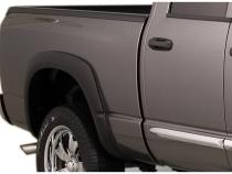Black OE Style Smooth Finish 4-Piece Fender Flare Set For 2002-2005 Dodge Ram 1500 2003-2005 Ram 2500, 3500 (Excludes Dually) Bushwacker