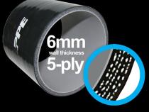 5.5 Inch To 4.5 Inch X 5.0 Inch L 6MM 5-Ply Reducer PPE Diesel